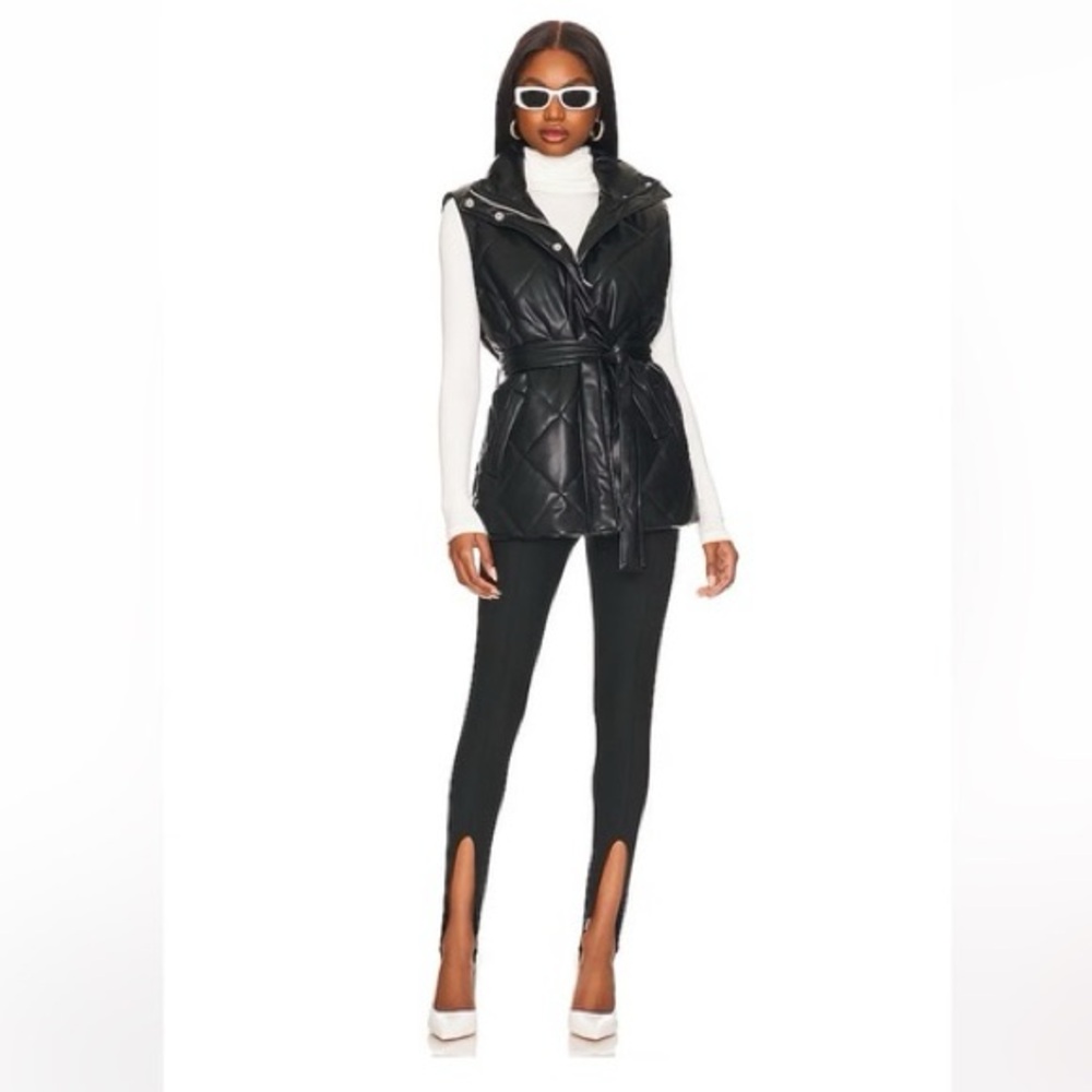 Blank NYC Faux Leather Vest - Picture 4 of 7